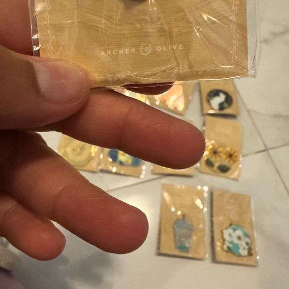 Archer and Olive bundle Enamel Pin Set #12 - Picture 6 of 6